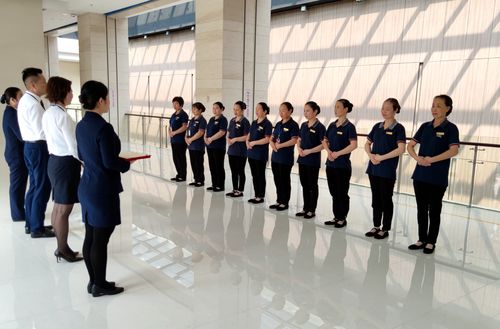 资本市场学院物业服务中心房务部开展"中式铺床"技能比武