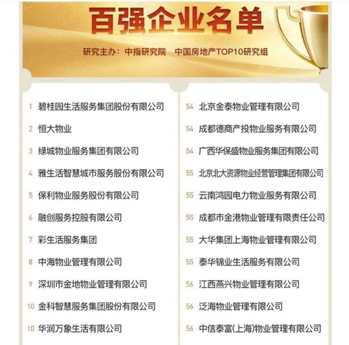 物业 黄金 大幕拉起背后 几家欢喜几家愁