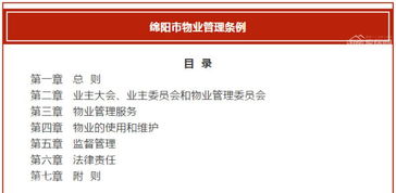 绵阳物业管理条例出台,对你家小区有何影响